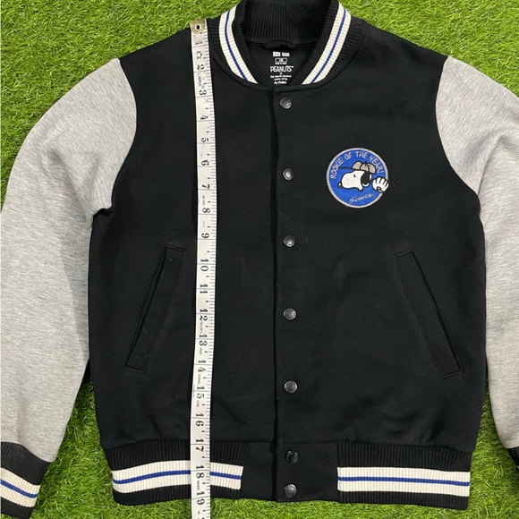 UNIQLO PEANUTS AUTHENTIC KIDS VARSITY JACKET - Picture 7 of 8